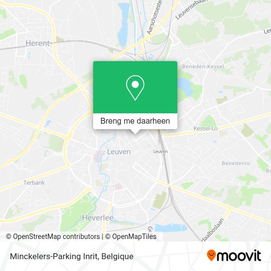 Minckelers-Parking Inrit kaart