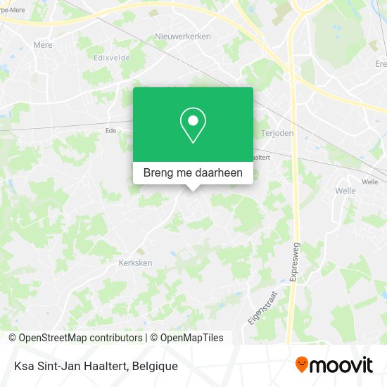 Ksa Sint-Jan Haaltert kaart