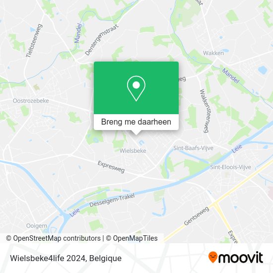 Wielsbeke4life 2024 kaart