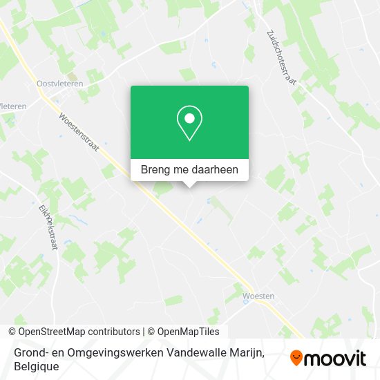 Grond- en Omgevingswerken Vandewalle Marijn kaart