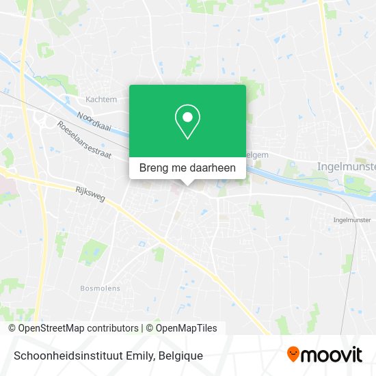 Schoonheidsinstituut Emily kaart