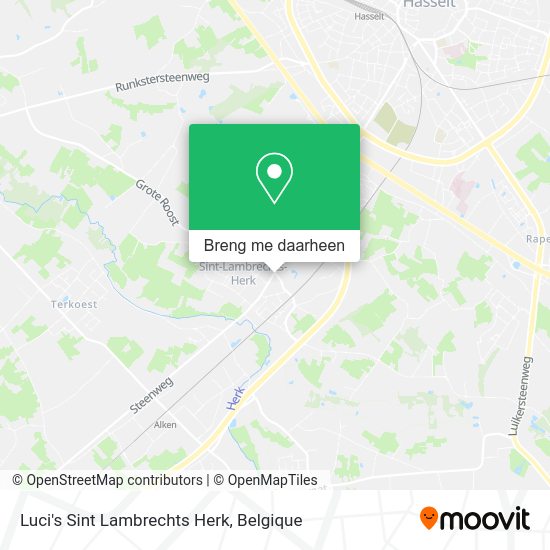 Luci's Sint Lambrechts Herk kaart