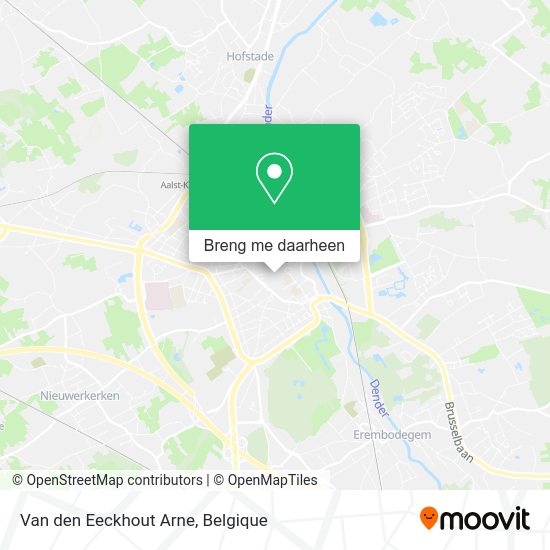 Van den Eeckhout Arne kaart
