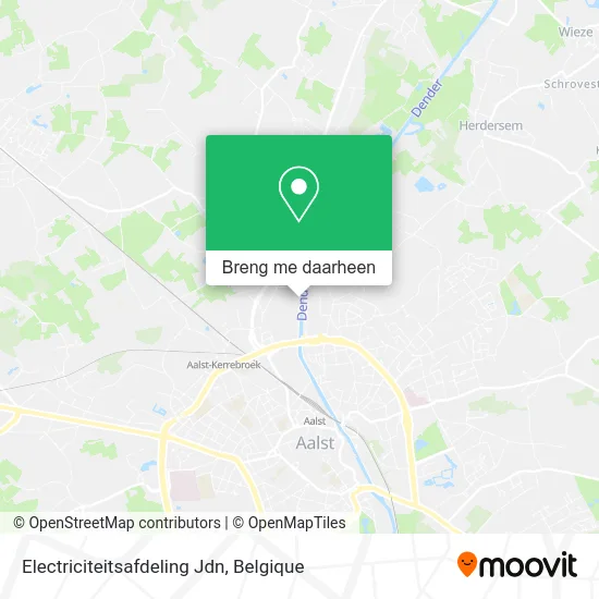 Electriciteitsafdeling Jdn kaart