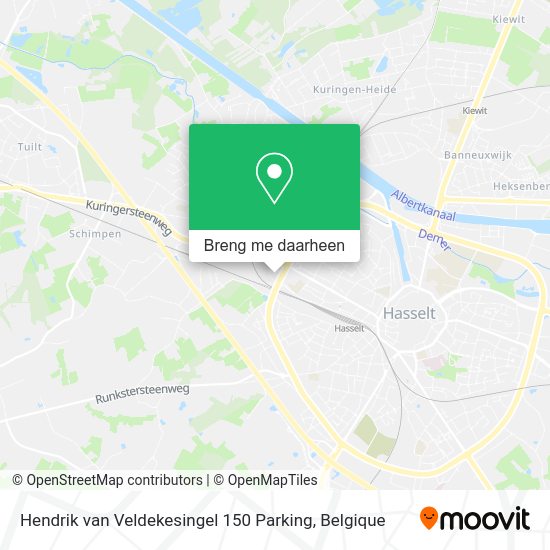 Hendrik van Veldekesingel 150 Parking kaart