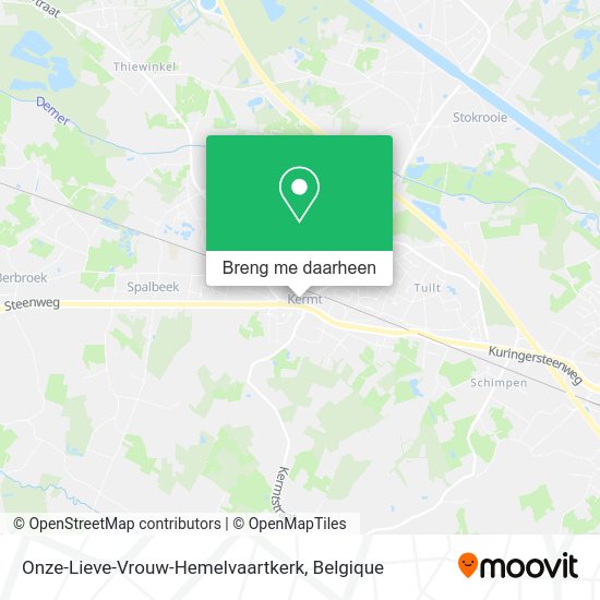 Onze-Lieve-Vrouw-Hemelvaartkerk kaart