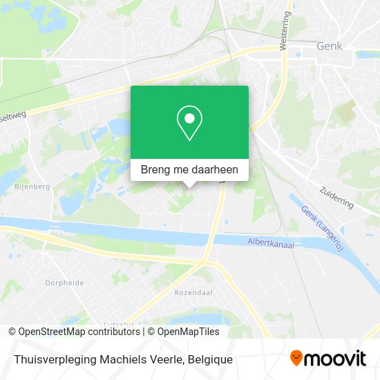 Thuisverpleging Machiels Veerle kaart