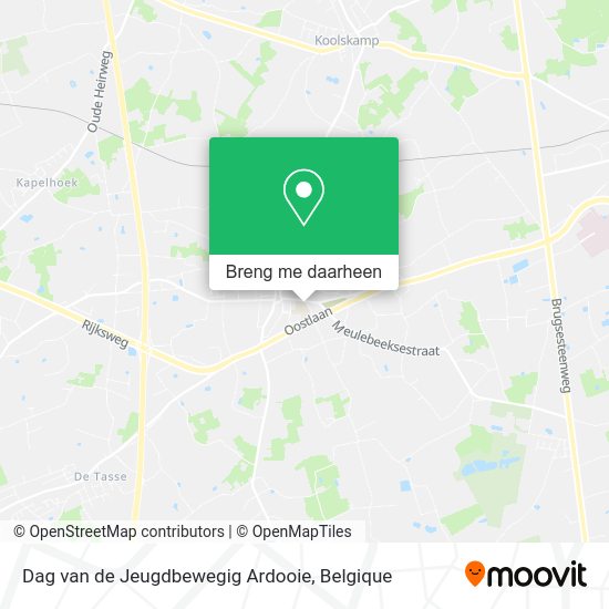 Dag van de Jeugdbewegig Ardooie kaart
