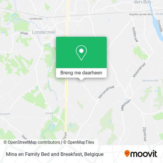 Mina en Family Bed and Breakfast kaart