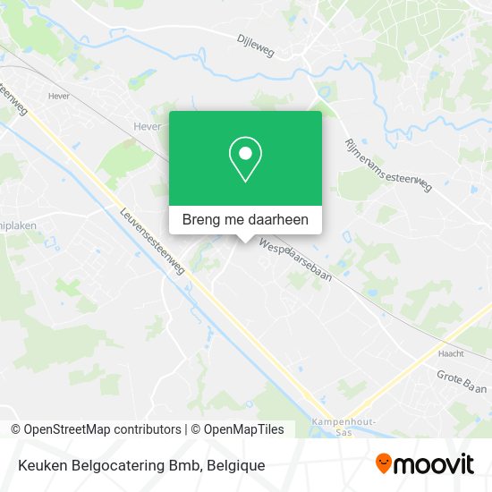 Keuken Belgocatering Bmb kaart