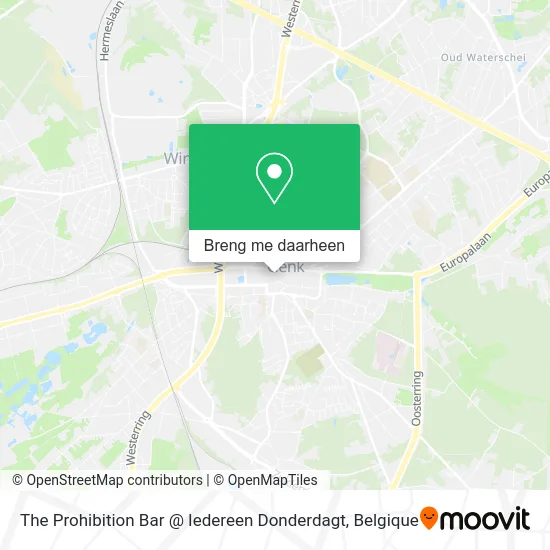 The Prohibition Bar @ Iedereen Donderdagt kaart