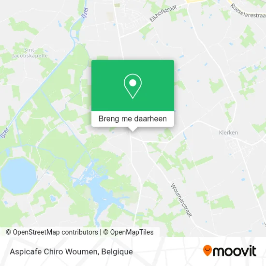 Aspicafe Chiro Woumen kaart