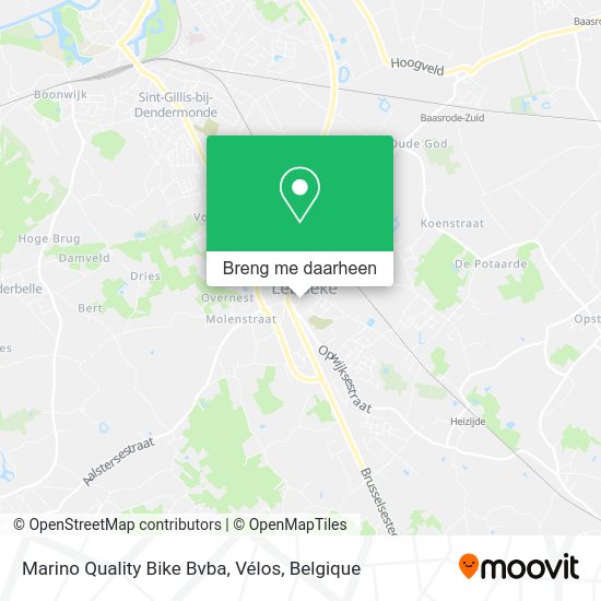 Marino Quality Bike Bvba, Vélos kaart