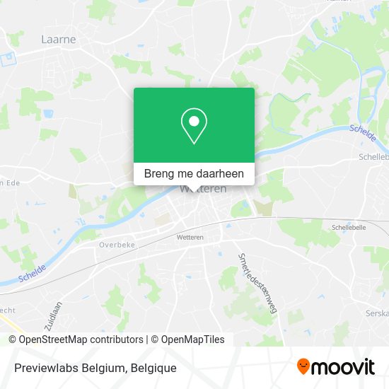 Previewlabs Belgium kaart