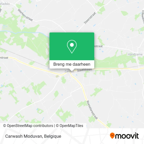 Carwash Moduvan kaart