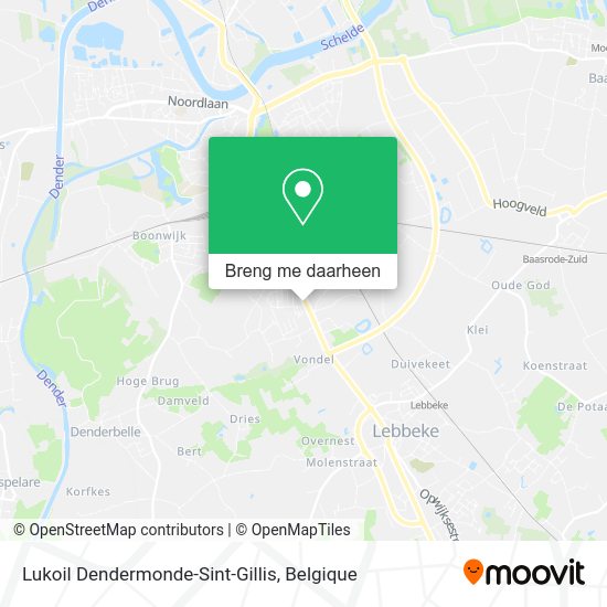 Lukoil Dendermonde-Sint-Gillis kaart