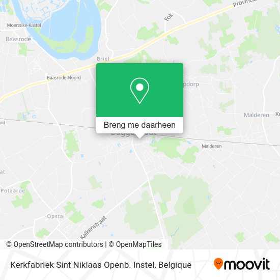 Kerkfabriek Sint Niklaas Openb. Instel kaart