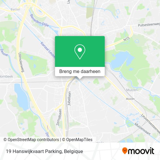 19 Hanswijkvaart Parking kaart