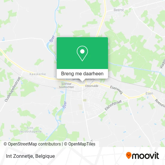 Int Zonnetje kaart