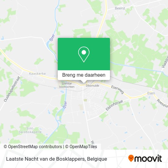 Laatste Nacht van de Bosklappers kaart