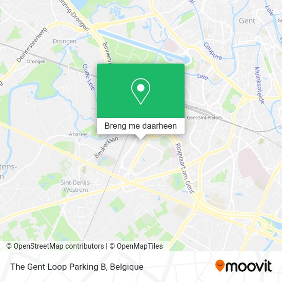 The Gent Loop Parking B kaart