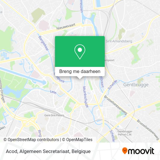 Acod, Algemeen Secretariaat kaart