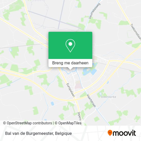Bal van de Burgemeester kaart