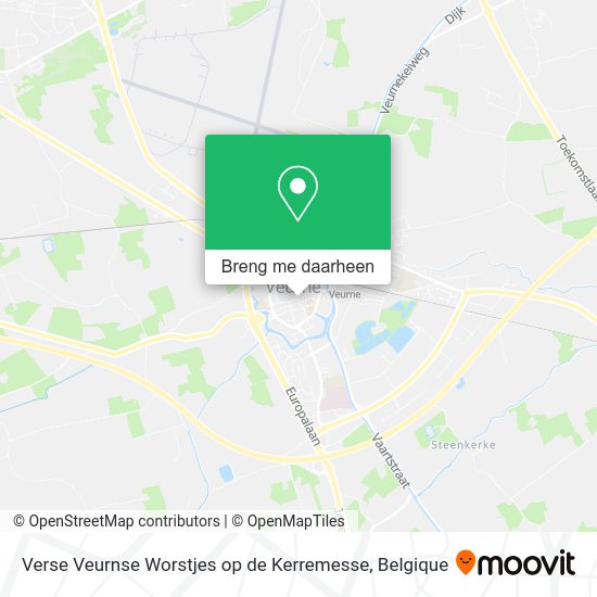 Verse Veurnse Worstjes op de Kerremesse kaart