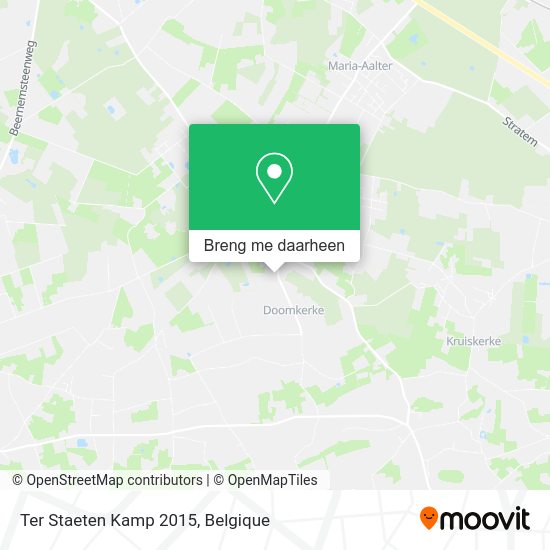 Ter Staeten Kamp 2015 kaart
