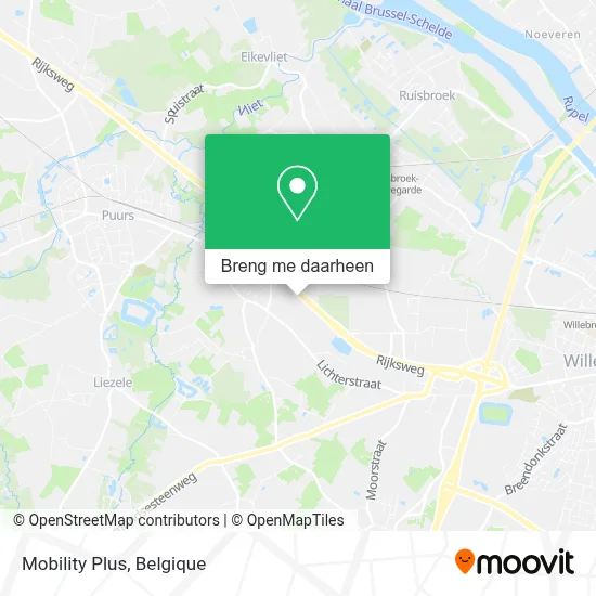 Mobility Plus kaart