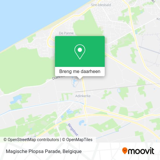 Magische Plopsa Parade kaart