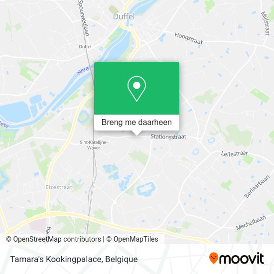 Tamara's Kookingpalace kaart