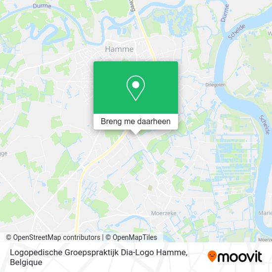 Logopedische Groepspraktijk Dia-Logo Hamme kaart