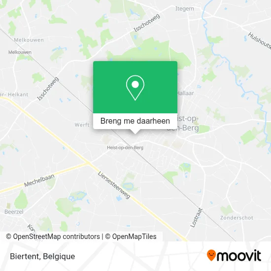 Biertent kaart