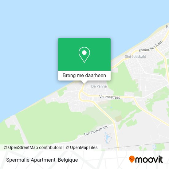 Spermalie Apartment kaart
