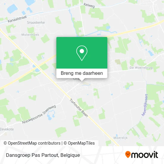 Dansgroep Pas Partout kaart