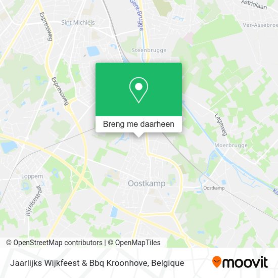 Jaarlijks Wijkfeest & Bbq Kroonhove kaart