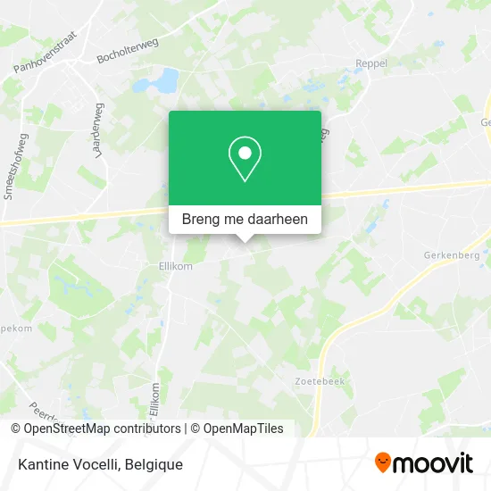 Kantine Vocelli kaart