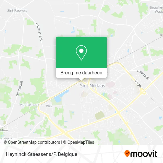 Heyninck-Staessens/P kaart