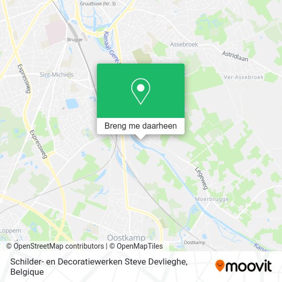 Schilder- en Decoratiewerken Steve Devlieghe kaart