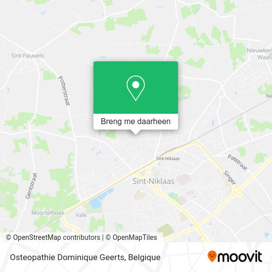 Osteopathie Dominique Geerts kaart