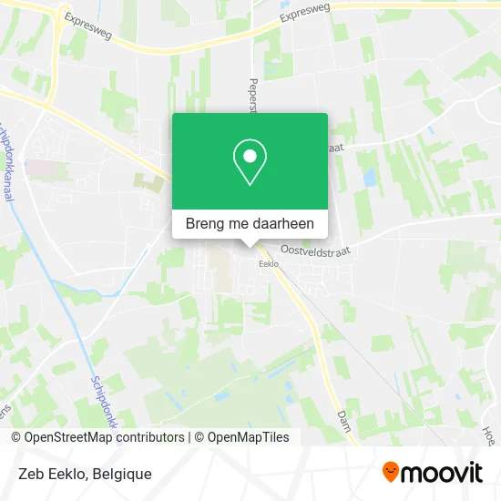 Zeb Eeklo kaart