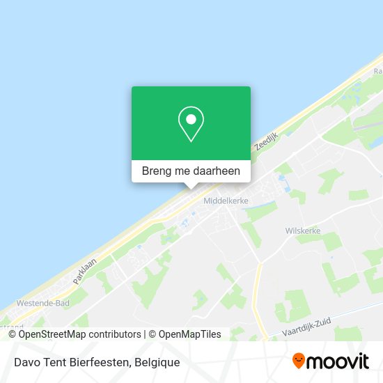Davo Tent Bierfeesten kaart