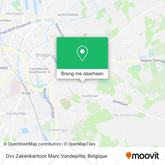 Dvv Zakenkantoor Marc Vandepitte kaart