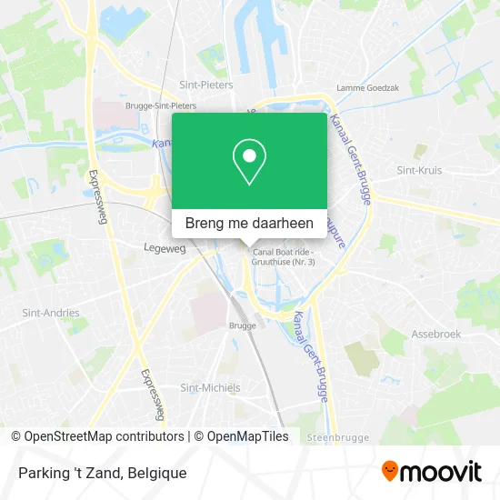 Parking 't Zand kaart