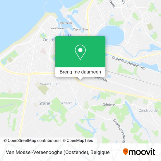 Van Mossel-Vereenooghe (Oostende) kaart
