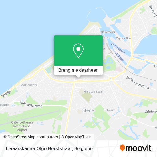 Leraarskamer Olgo Gerststraat kaart