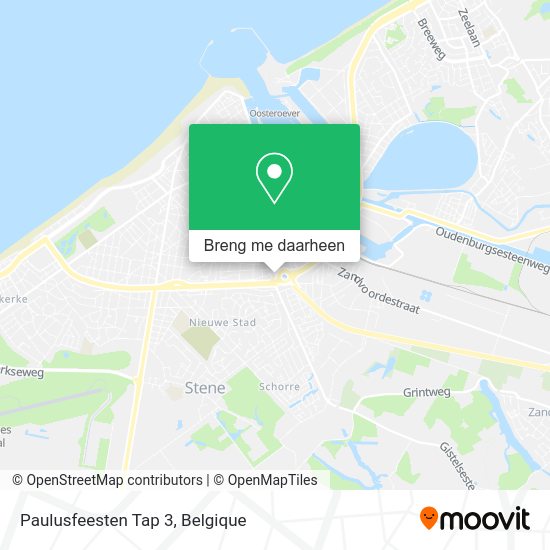 Paulusfeesten Tap 3 kaart