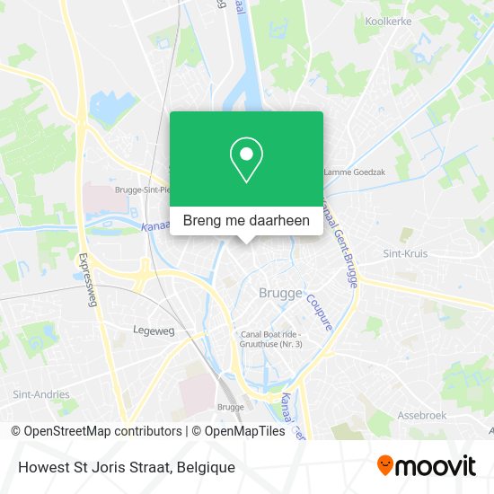 Howest St Joris Straat kaart