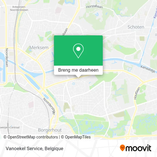 Vanoekel Service kaart